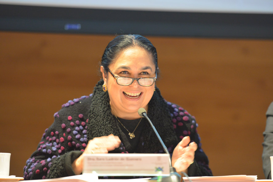 Sara Ladrón de Guevara destacó el trabajo realizado por la comisión que lideró las gestiones ante el congreso local para lograr la autonomía presupuestaria